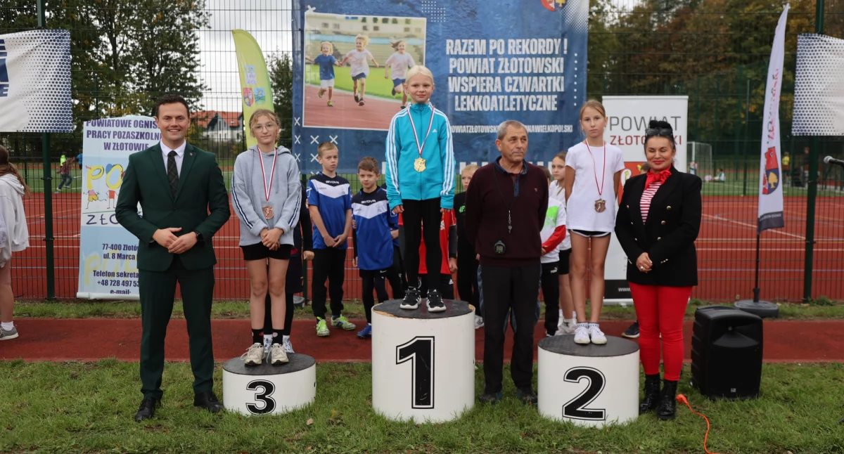 Lekkoatletyka, Finał powiatowych zawodów lekkoatletycznych Złotowie - zdjęcie, fotografia