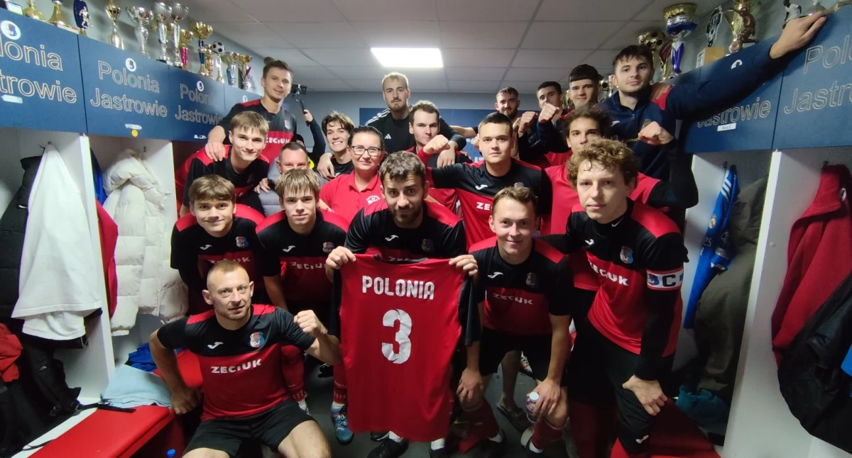 Piłka nożna, Efektowna wygrana Polonii Jastrowie Noteć Dziembowo szans punkty - zdjęcie, fotografia