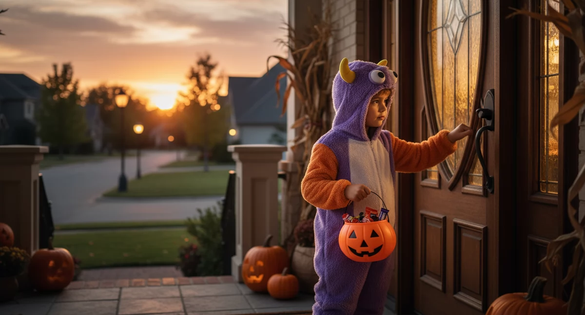 Uroczystości obchody, Halloween zabawa duchowe zagrożenie Sprawdź myślą Zagłosuj - zdjęcie, fotografia
