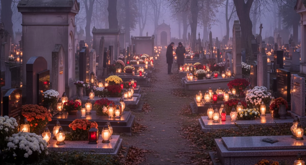 Kościół Religia, Wszystkich Świętych dzień który przypomina trwałe - zdjęcie, fotografia