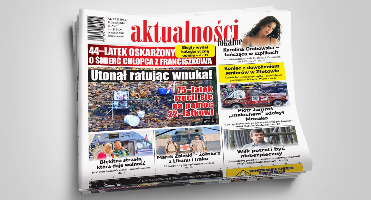 Gazeta Aktualności Lokalne, numer Aktualności Lokalnych [AL45/2025] - zdjęcie, fotografia