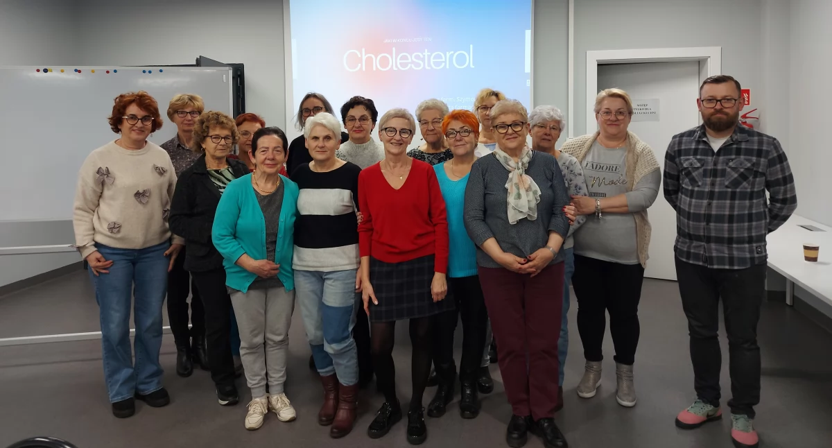 Ludzie losy pasje, Cholesterol tematem kolejnych zajęć projekcie „Senior świadomy aktywny pasją - zdjęcie, fotografia