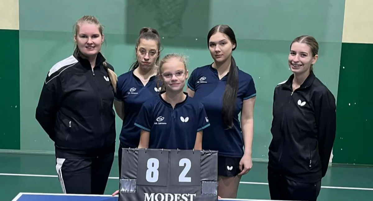Tenis stołowy, Kolejna wygrana Krajna rozgrywkach ligowych - zdjęcie, fotografia