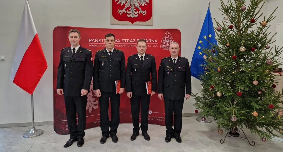 Straż pożarna, Podsumowanie Komendzie Powiatowej Złotowie - zdjęcie, fotografia