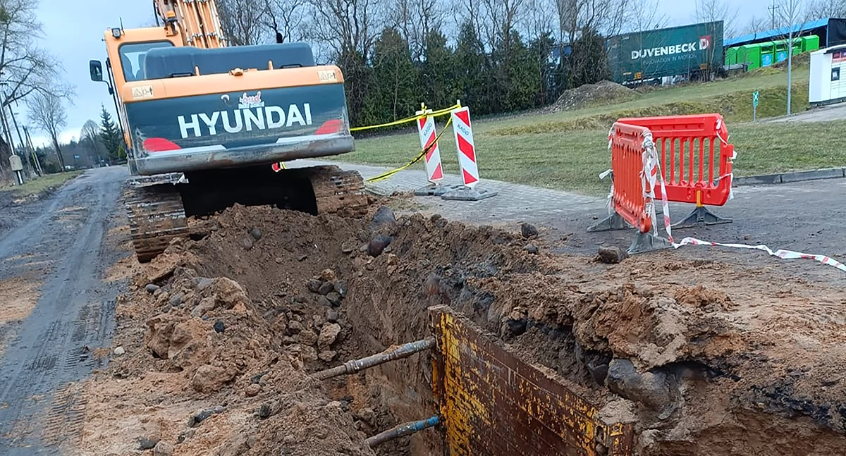 Drogi i komunikacja, Koniec znikającymi ściekami w Sypniewie - zdjęcie, fotografia