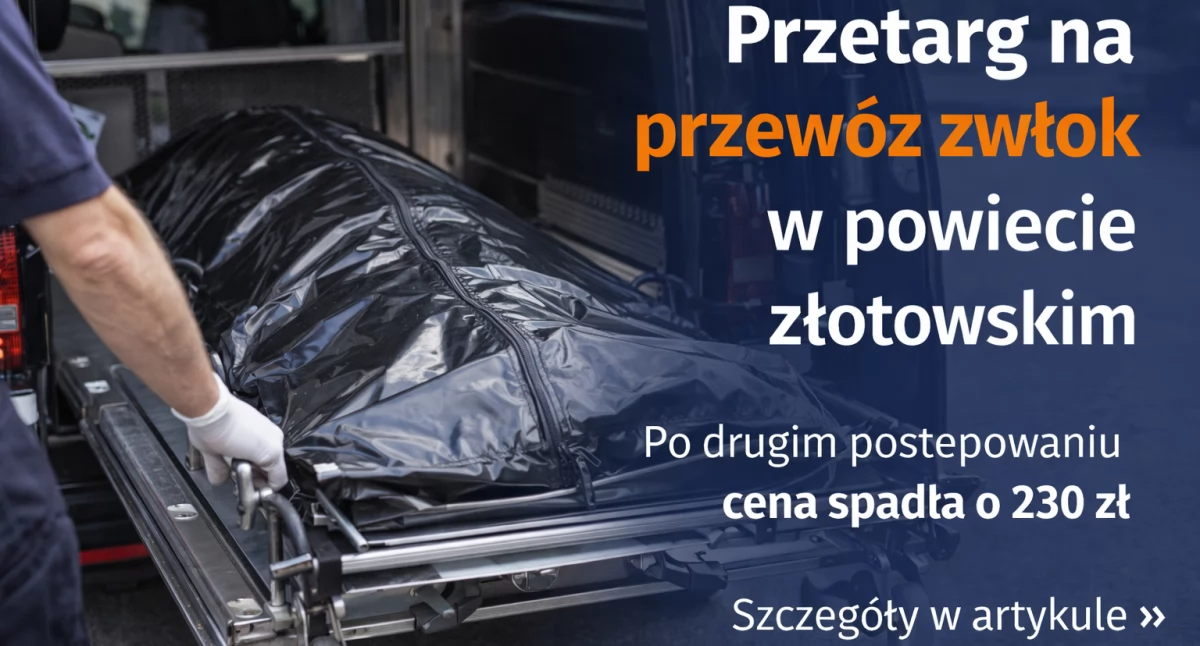 Administracja, Przetarg przewóz zwłok powiecie złotowskim drugim postępowaniu spadła - zdjęcie, fotografia