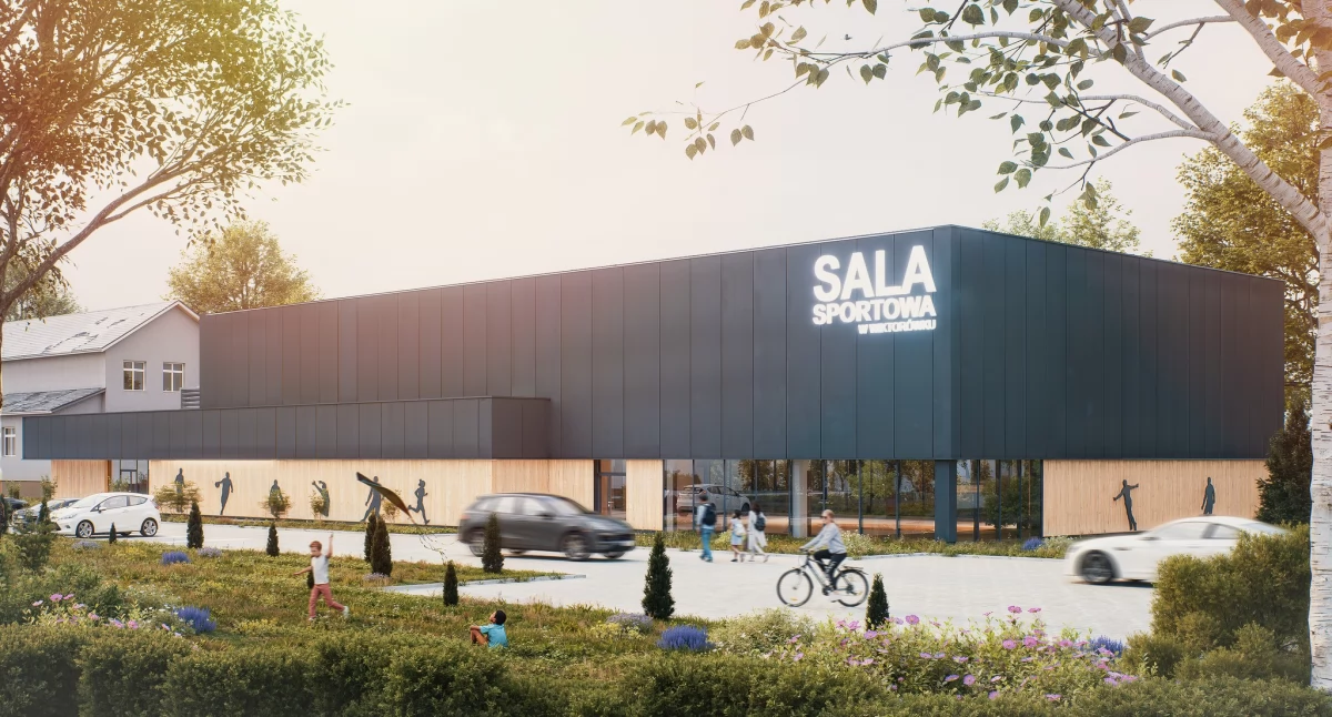 Wizualizacja nowej sali sportowej