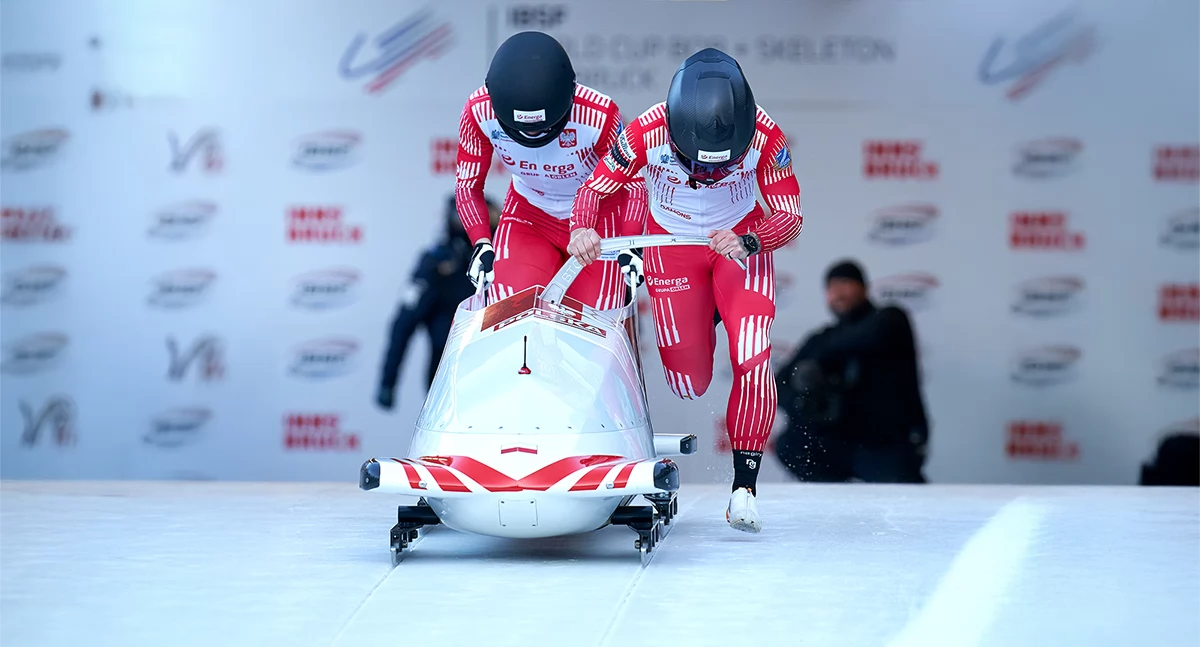 Ludzie losy pasje, „Energylandia pikuś” Klaudia Adamek rozpędza bobslej km/h! - zdjęcie, fotografia