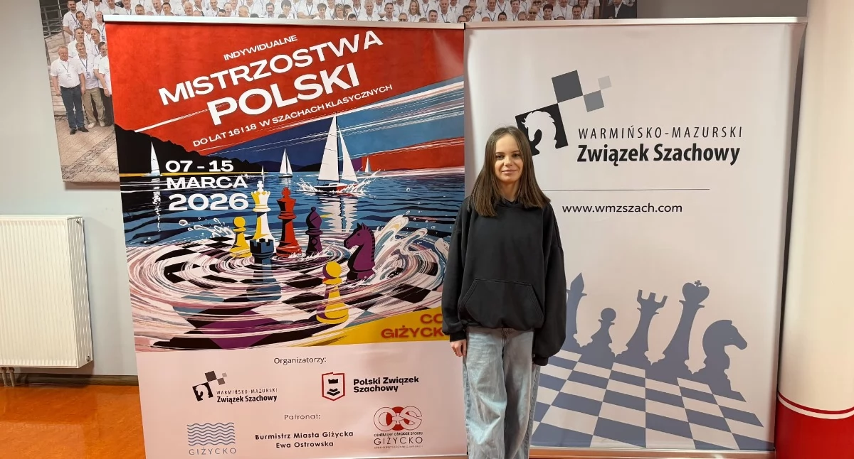 Szachy karty, Amelia Witkowska zagrała finale Mistrzostw Polski Juniorek - zdjęcie, fotografia