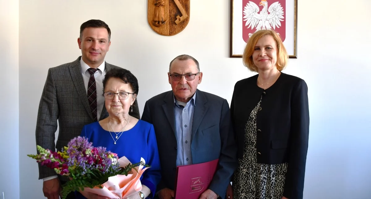 Uroczystości obchody, razem Diamentowe Państwa Goślinowskich - zdjęcie, fotografia