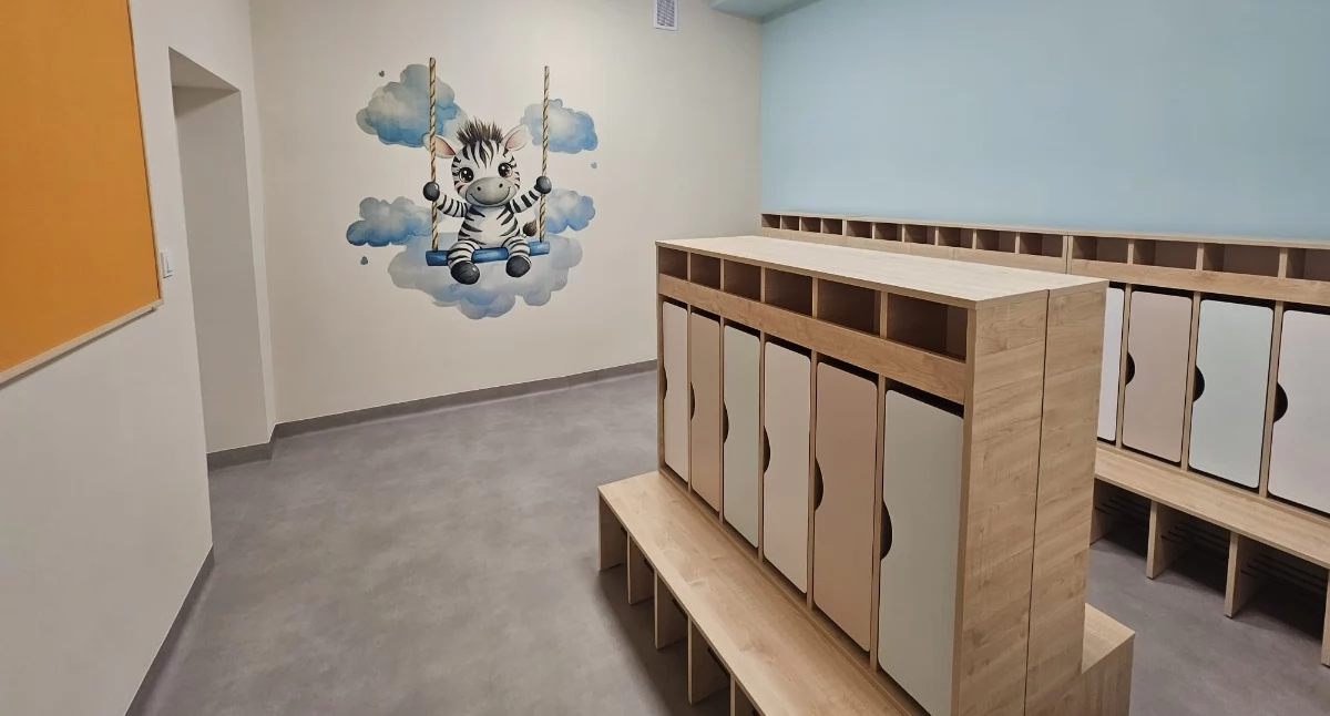 Edukacja, Metamorfoza przedszkola Łobżenicy Wiemy wygląda remoncie - zdjęcie, fotografia