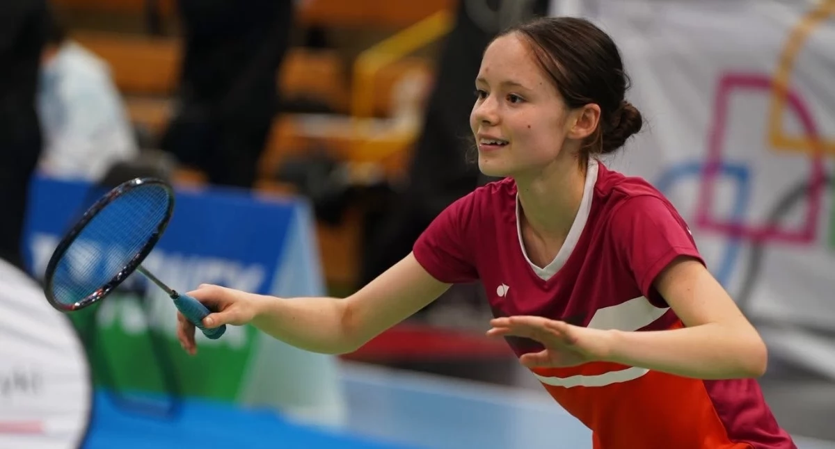 Kamila Sakowicz to obecnie jedna z najlepszych badmintonistek w kraju w swojej kategorii wiekowej FOT. FB Klub Badmintona Dwójka Złotów