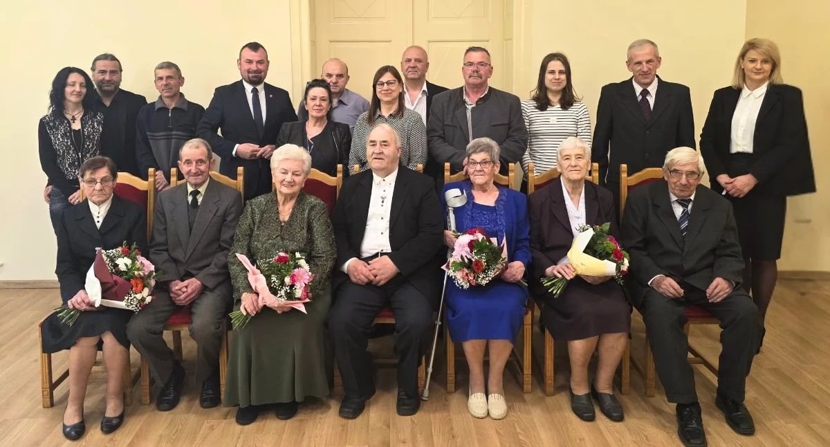 Uroczystości obchody, Diamentowe Krajence Świętowały cztery - zdjęcie, fotografia