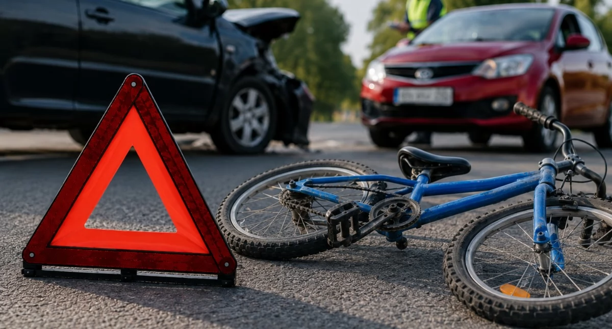 Policja - komunikaty i akcje, latek trafił szpitala zderzeniu autem terenie gminy Krajenka - zdjęcie, fotografia