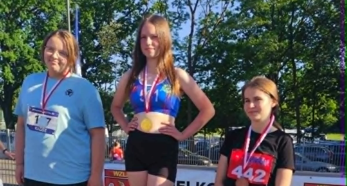 Lekkoatletyka, Julia Kalisz mistrzynią województwa Olimp wrócił Poznania medalami - zdjęcie, fotografia
