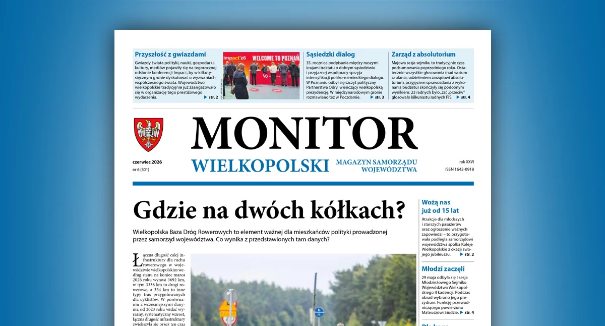 Książki Publikacje, Monitor Wielkopolski czerwiec - zdjęcie, fotografia