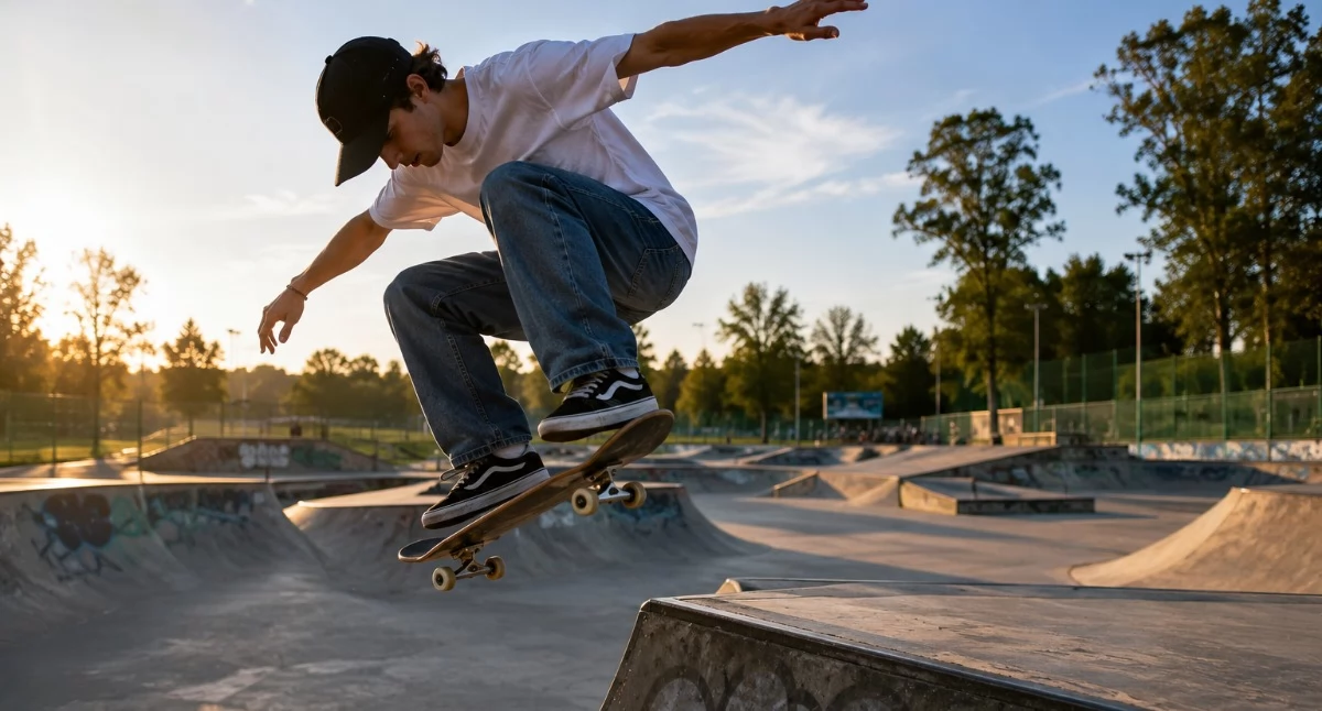 Taki skate park to marzenie dla miłośników deskorolek