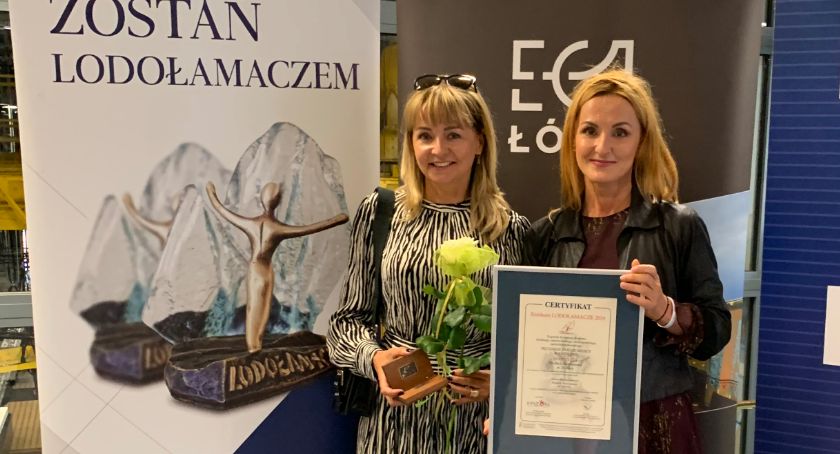 Nagrodę odebrały Katarzyna Klaczyńska i Jolanta Pietruszka