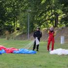 Marek Tarczykowski z kolegami ze SKY DIVE wylądowali także na lipkowskich dożynkach