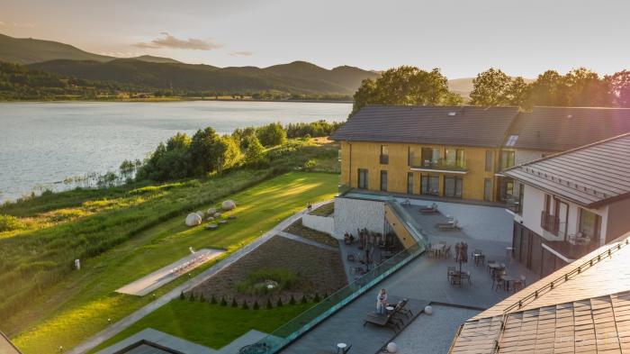 Karkonosze jesienią - widok z hotelu