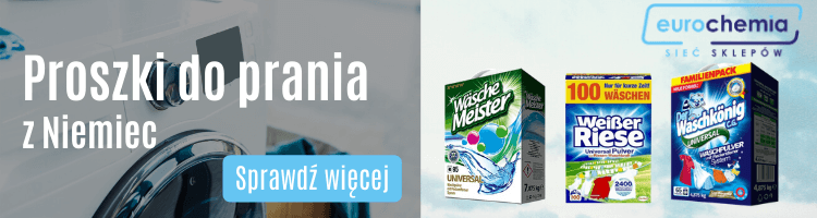 Proszki do prania z Niemiec - Eurochemia