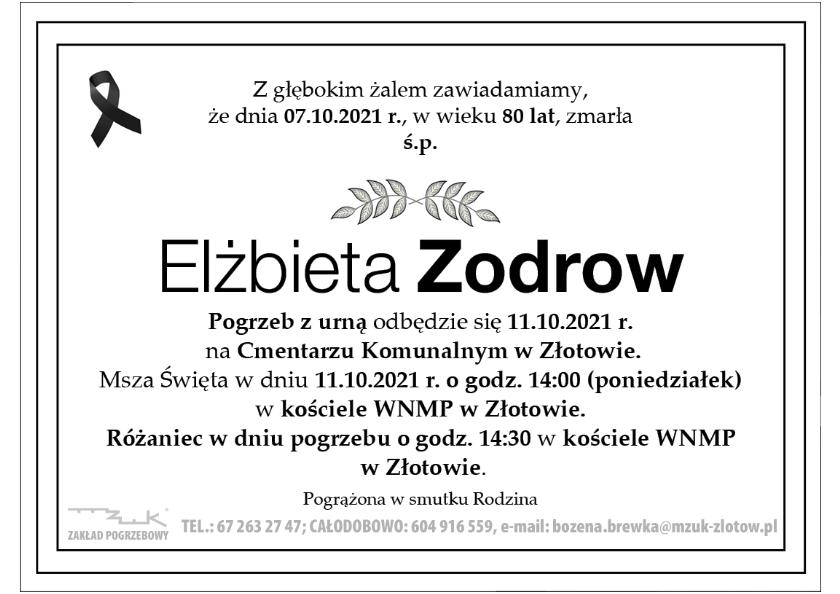 Elżbieta Zodrow