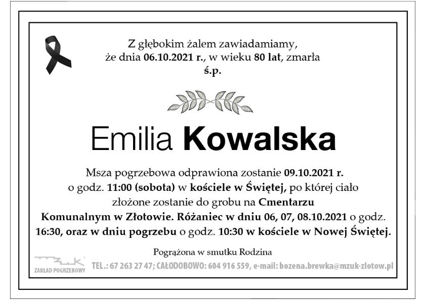 Emilia Kowalska