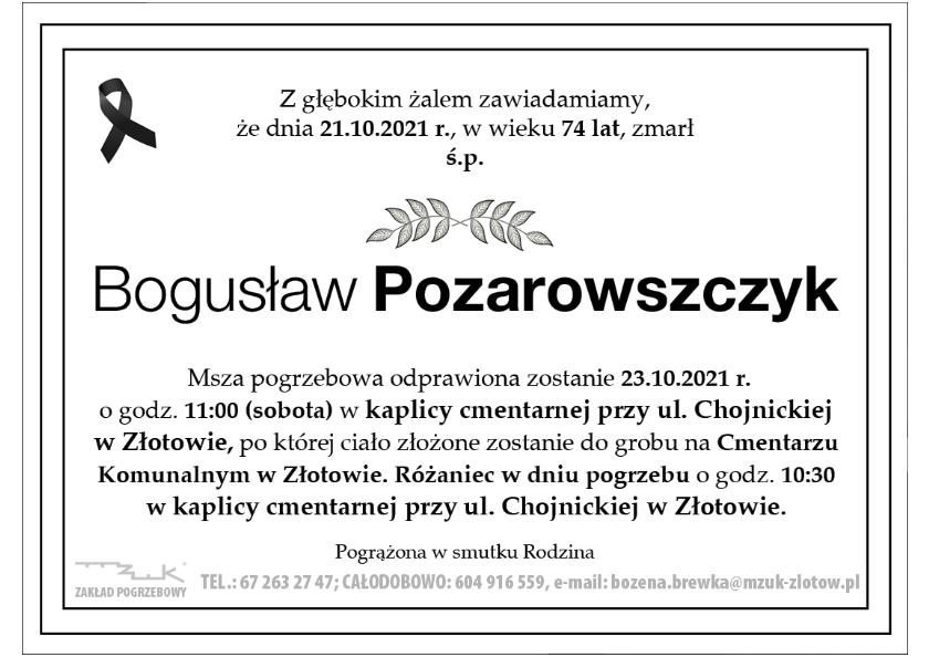 Bogusław Pozarowszczyk