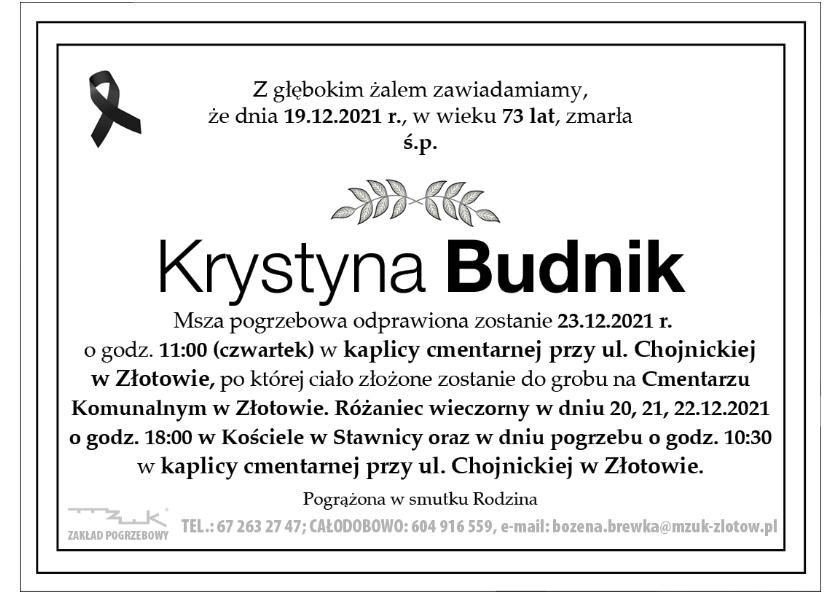 Krystyna Budnik