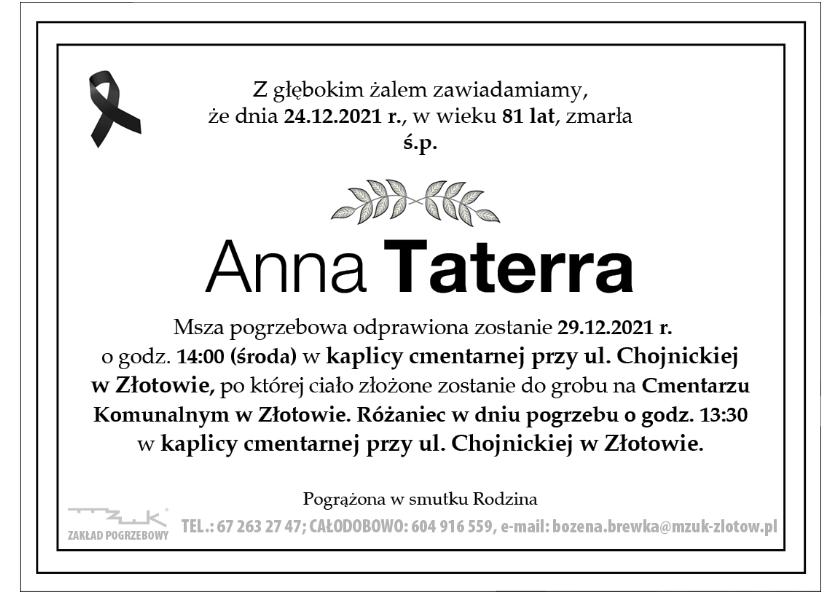 Anna Taterra