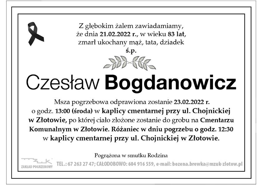 Czesław Bogdanowicz