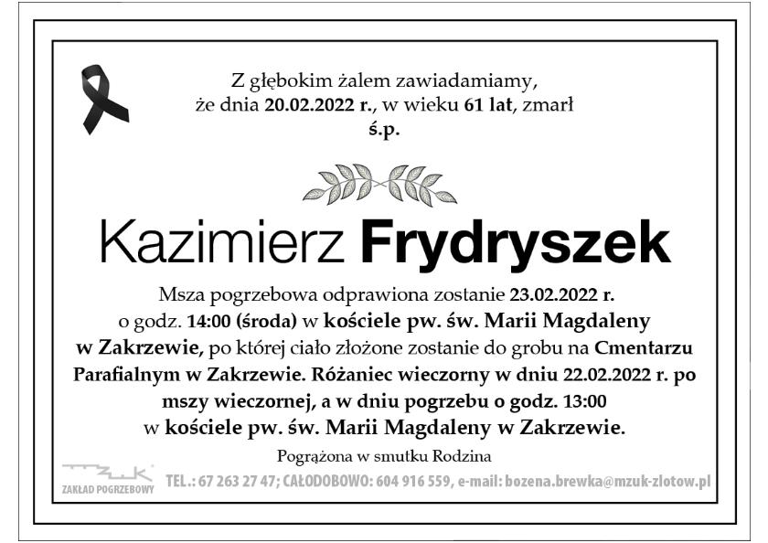 Kazimierz Frydryszek