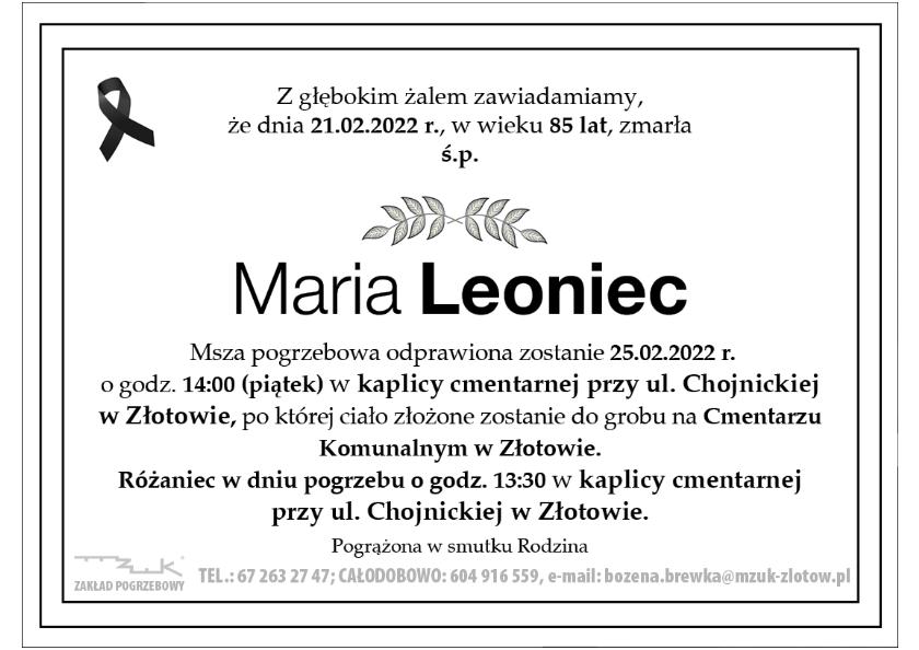 Maria Leoniec