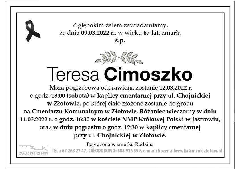 Teresa Cimoszko
