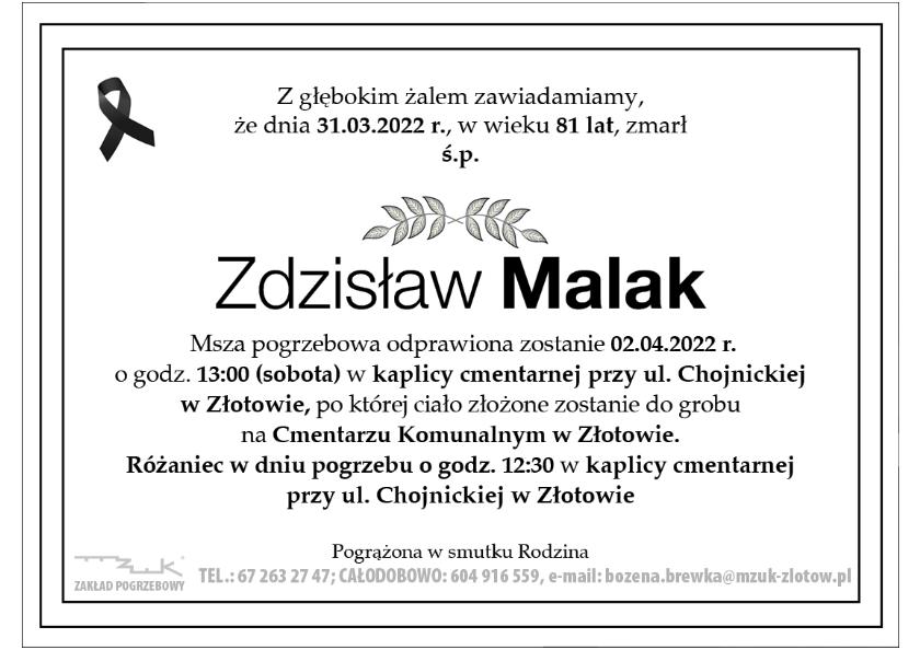 Zdzisław Malak