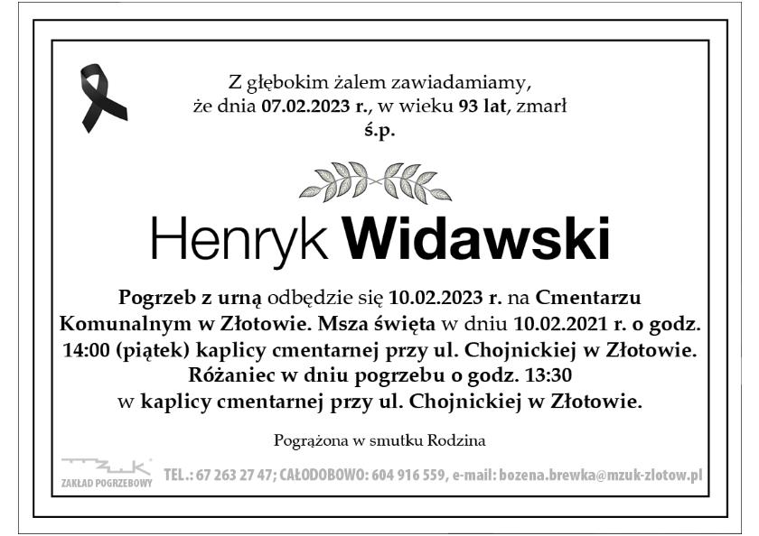 Henryk Widawski