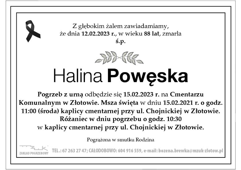 Halina Powęska