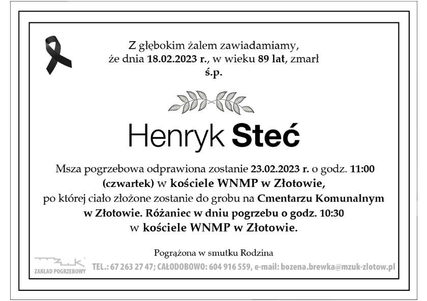 Henryk Steć