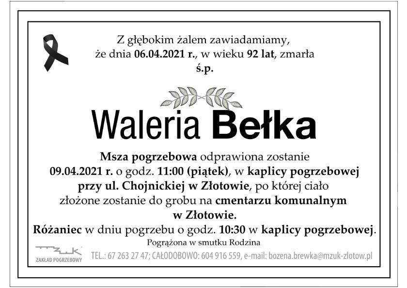 Waleria Bełka