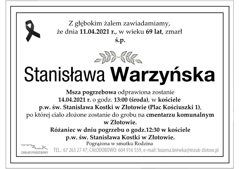 Stanisława Warzyńska