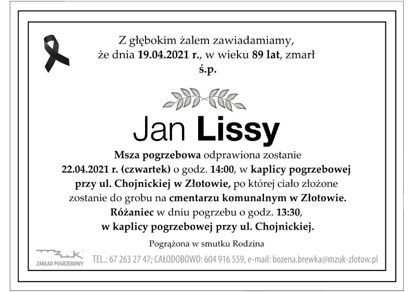 Jan Lissy