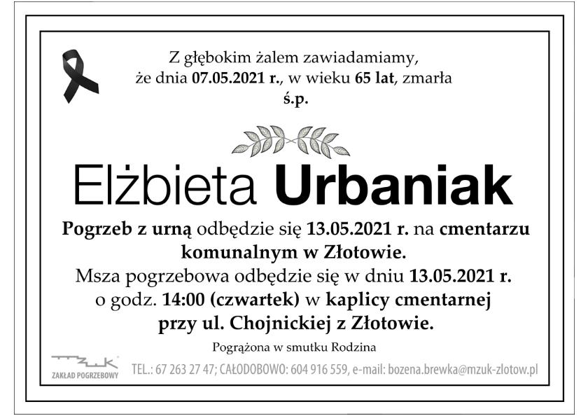Elżbieta Urbaniak 