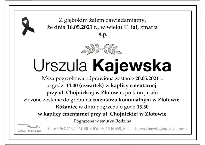 Urszula Kajewska