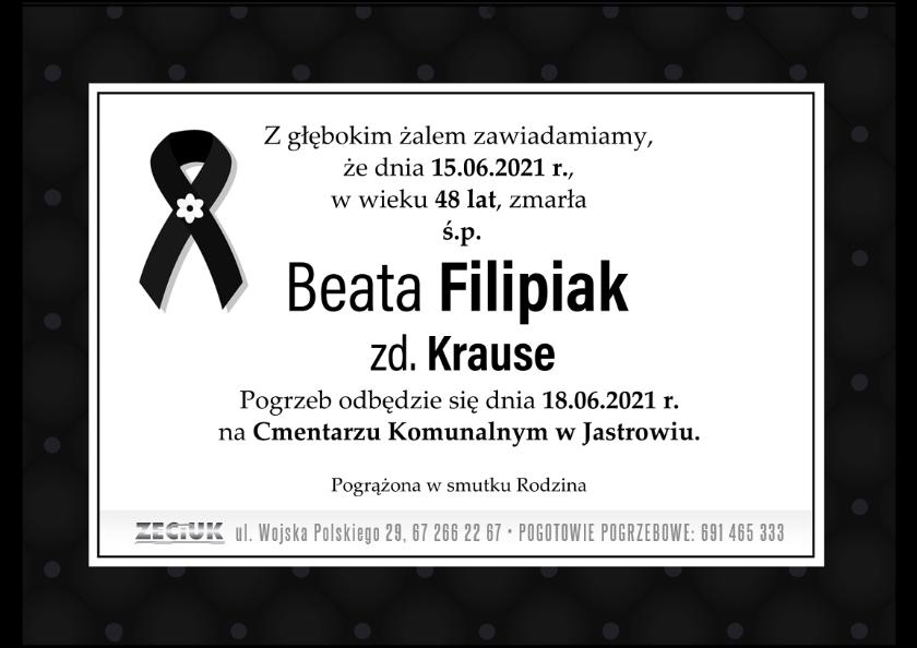 Beata  Filipiak zd. Krause