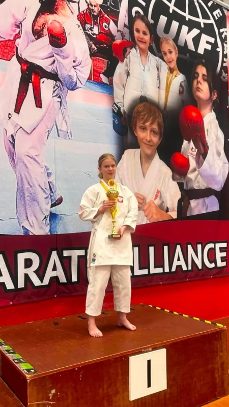 Zofia Balicka z sukcesami na międzynarodowym turnieju karate w Danii