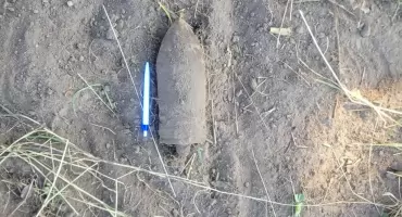 Niewybuch z czasów wojny znaleziony przy pracach ziemnych