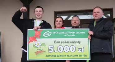 Bruno Massel-Chara zwycięzcą loterii Biegu Zawilca