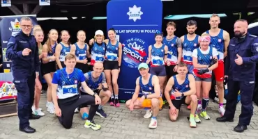 Złotowski policjant jak torpeda! 2,8 km przebiegł w rekordowym czasie