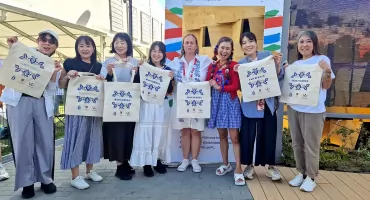 Od Krajny do Japonii. Joanna Skiera promuje haft krajeński