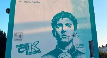 Amelia Wiśniewska i Łukasz Towalewski stworzyli wyjątkowy mural w Złotowie